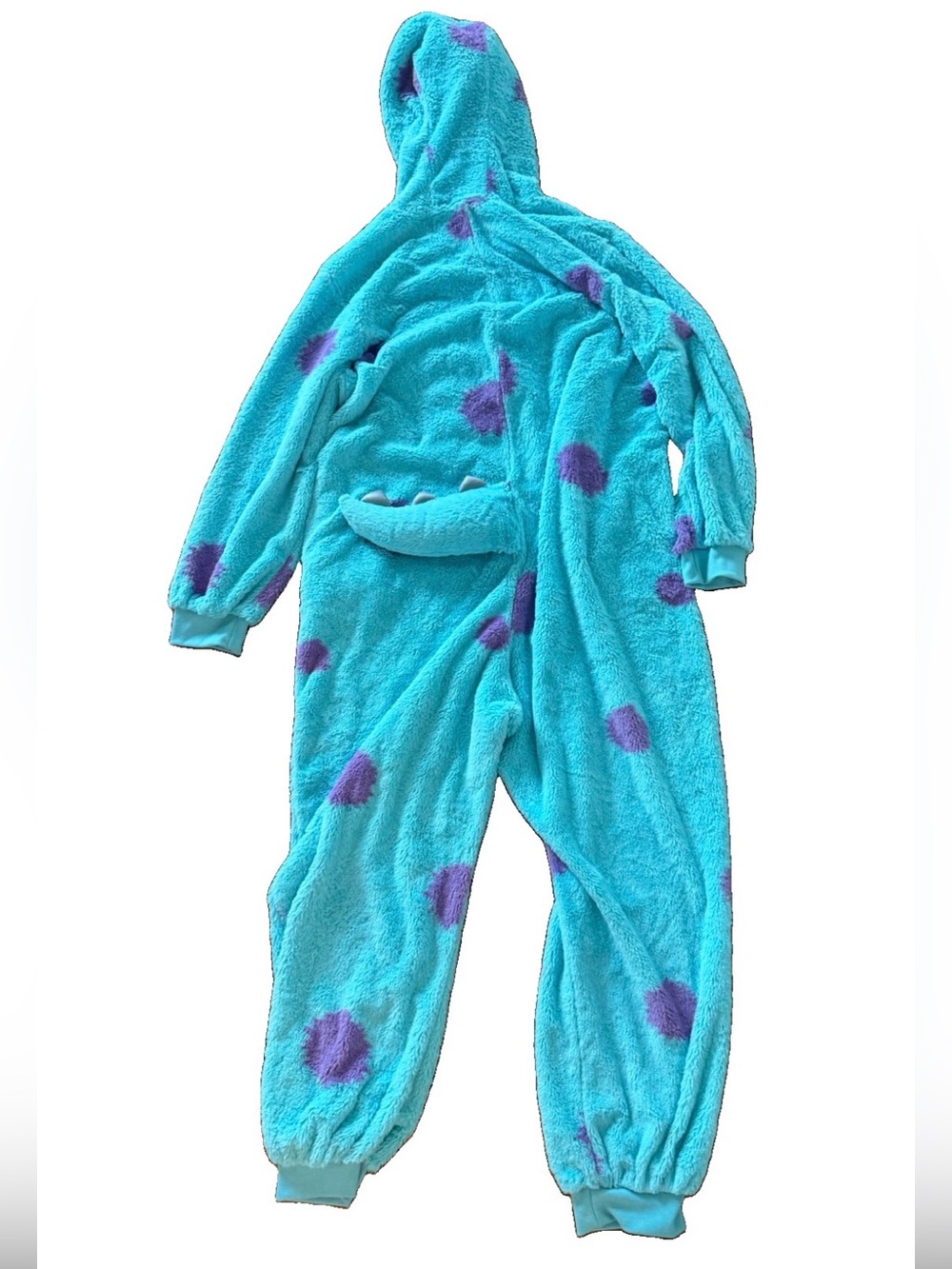 Spirit Halloween Disney Monsters Inc Sulley Plush Costume Union Suit Adult‎ L/XL - Picture 6 of 7